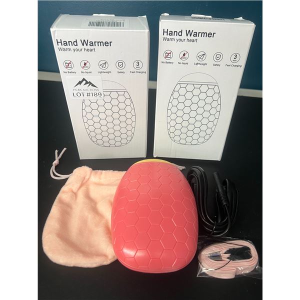 Lot of 2 Electric/Rechargeable Hand Warmers