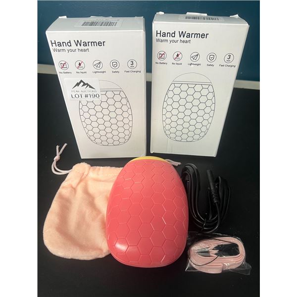 Lot of 2 Electric/Rechargeable Hand Warmers