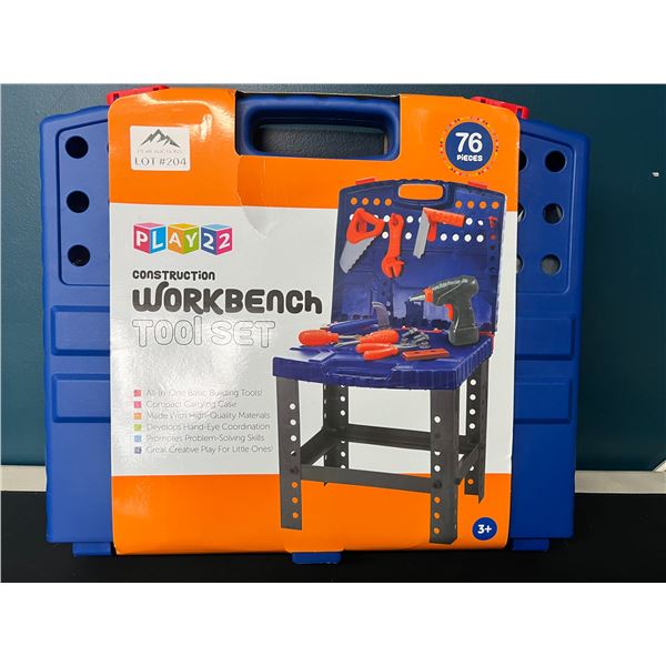 Lot of 1 Kids Workbench Tool Set - 76PCS
