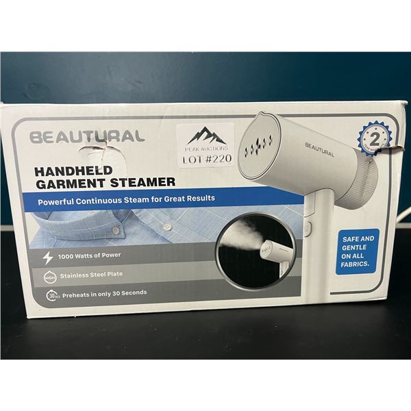 Lot of 1 Beautural Handheld Garment Steamer