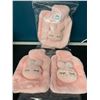 Image 1 : Lot of 2 Augot 2PCS Hot Water Bottles (900mL) w/ Pink Plush Covers (4pcs total)