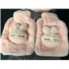 Image 2 : Lot of 2 Augot 2PCS Hot Water Bottles (900mL) w/ Pink Plush Covers (4pcs total)