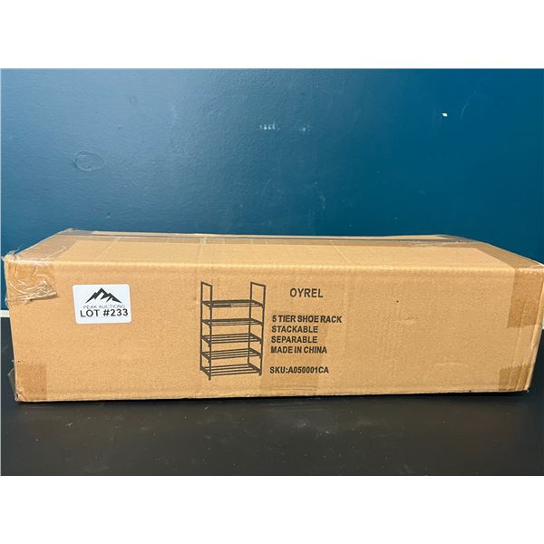 Lot of 1 5-Tier Shoe Rack