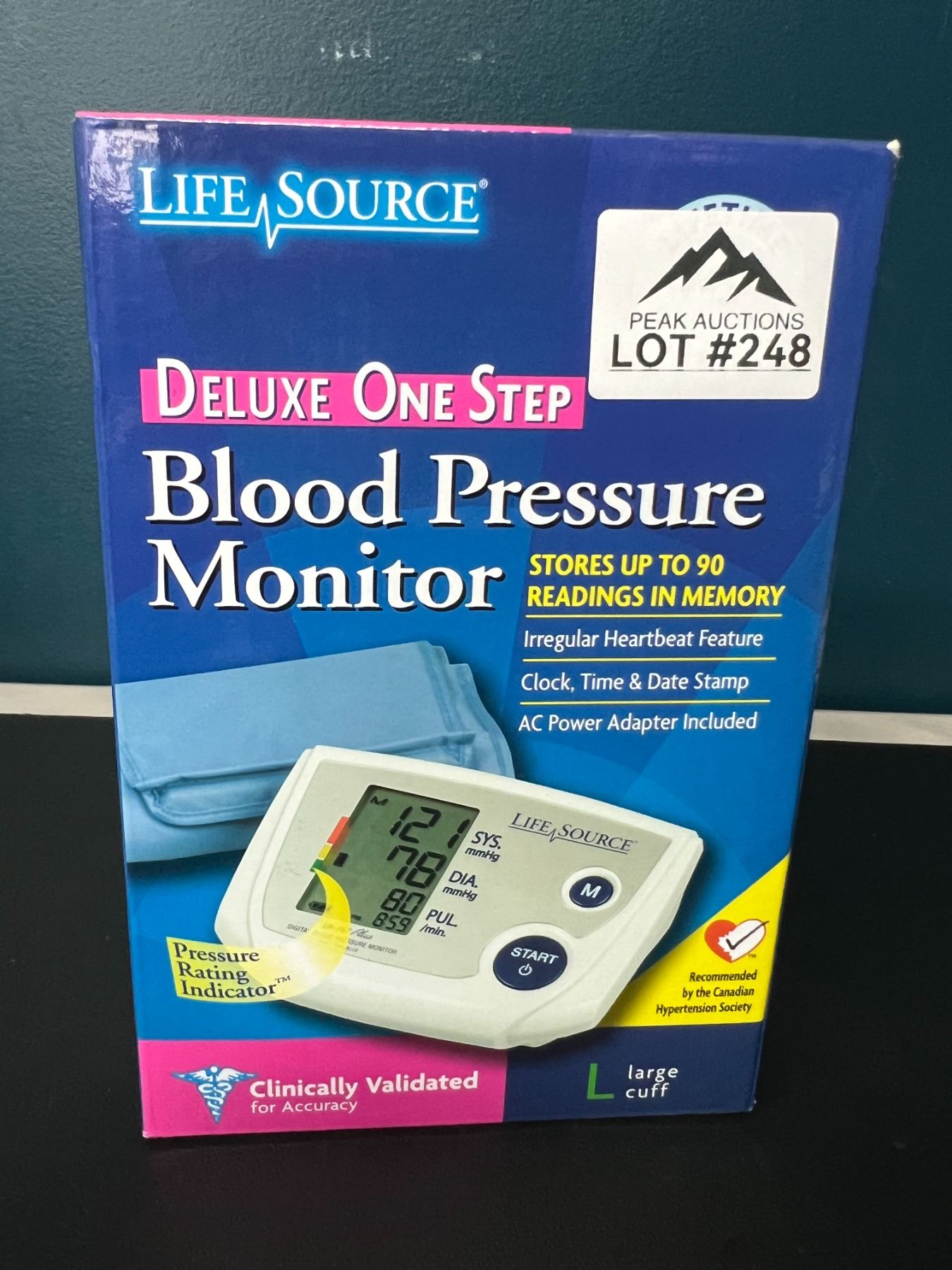 One Step Monitor Lot of 1 Deluxe One Step Blood Pressure Monitor