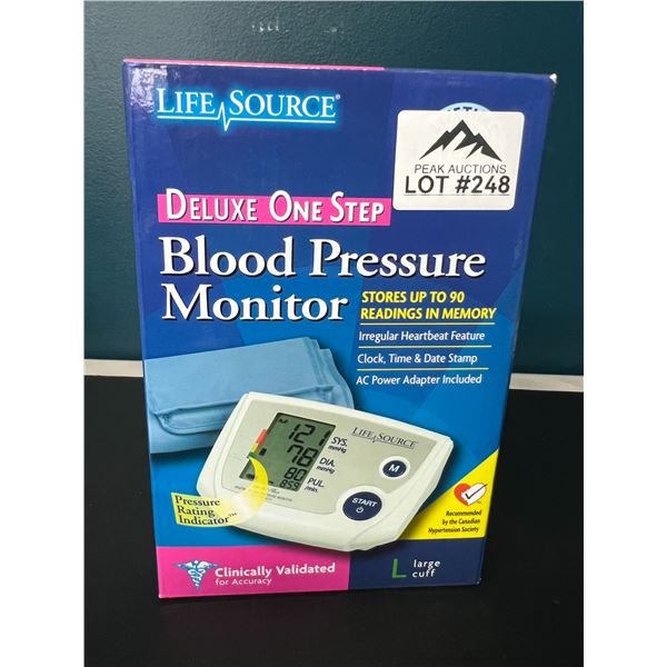 Lot of 1 Deluxe One Step Blood Pressure Monitor