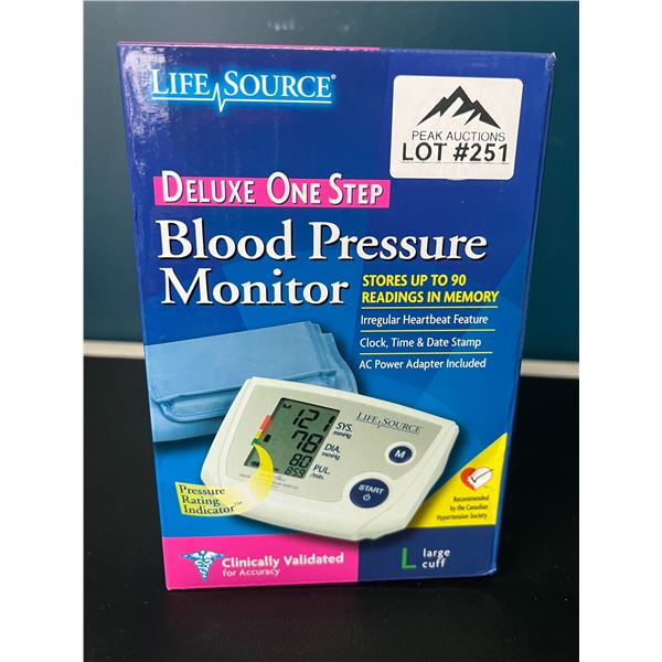 Lot of 1 Deluxe One Step Blood Pressure Monitor