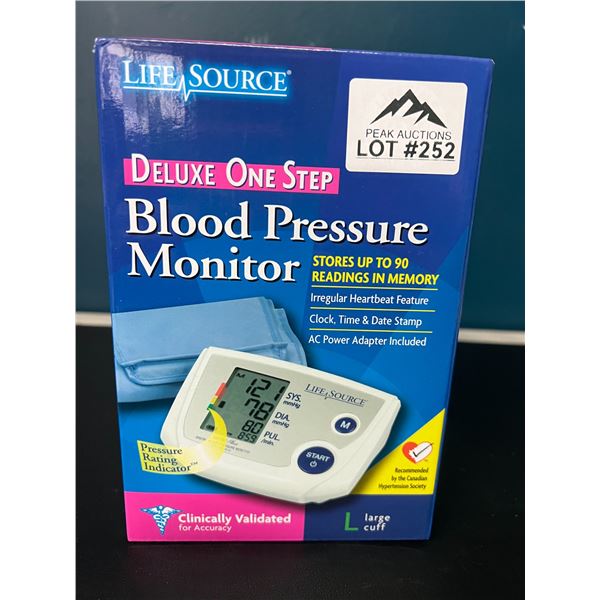Lot of 1 Deluxe One Step Blood Pressure Monitor