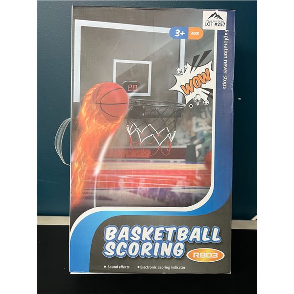 Lot of 1 Basketball Scoring Hoop Toy Set