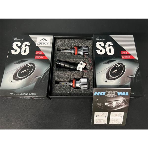 Lot of 2 Packs of LED Headlights