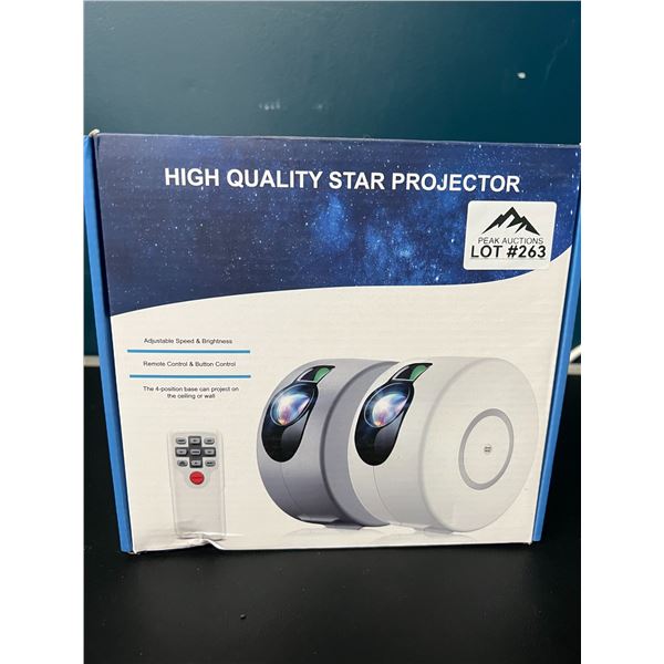 Lot of 1 High Quality LED Star Light Galaxy Projector w/ Remote Control