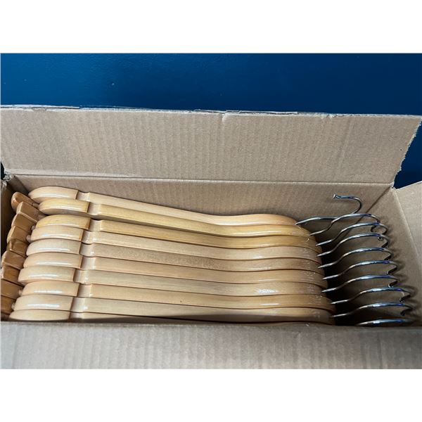 Lot of 1 20pack Premium Quality Wooden Coat Hangers