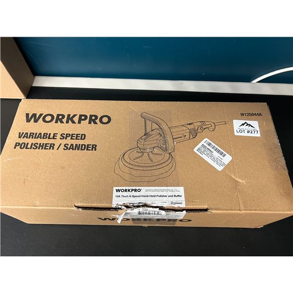 Lot of 1 Workpro 7-Inch 6-Speed Handheld Polisher/Sander/Buffer