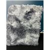 Image 3 : Lot of 1 Soft Grey Fuzzy/Shaggy Round Area Rug Carpet - 5FT Size