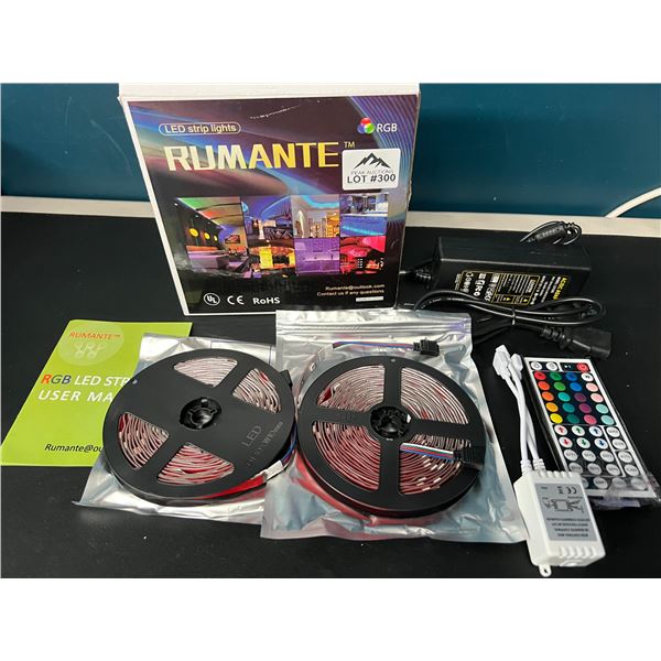 Lot of 1 Rumante RGB LED Strip Light Kit - 32.8FT Length