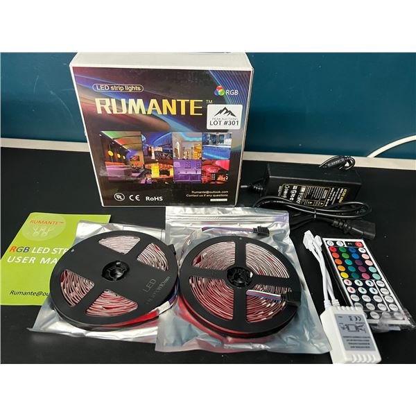 Lot of 1 Rumante RGB LED Strip Light Kit - 32.8FT Length