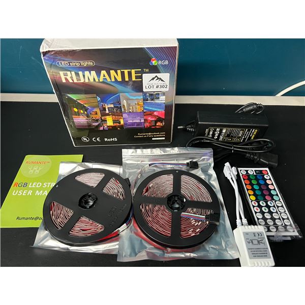 Lot of 1 Rumante RGB LED Strip Light Kit - 32.8FT Length