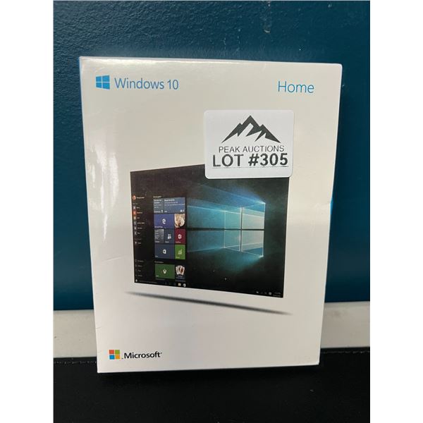 Lot of 1 Windows 10 Home Install/Download Software
