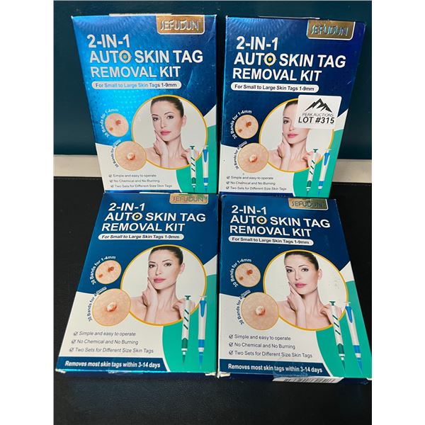 Lot of 4 Auto Skin Tag Removal Kits