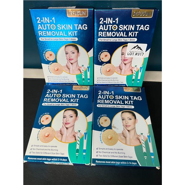Lot of 4 Auto Skin Tag Removal Kits