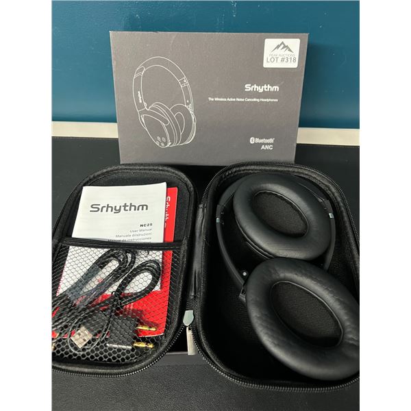 Lot of 1 Srhythm NC25 Wireless Active Noise Cancelling Headphones
