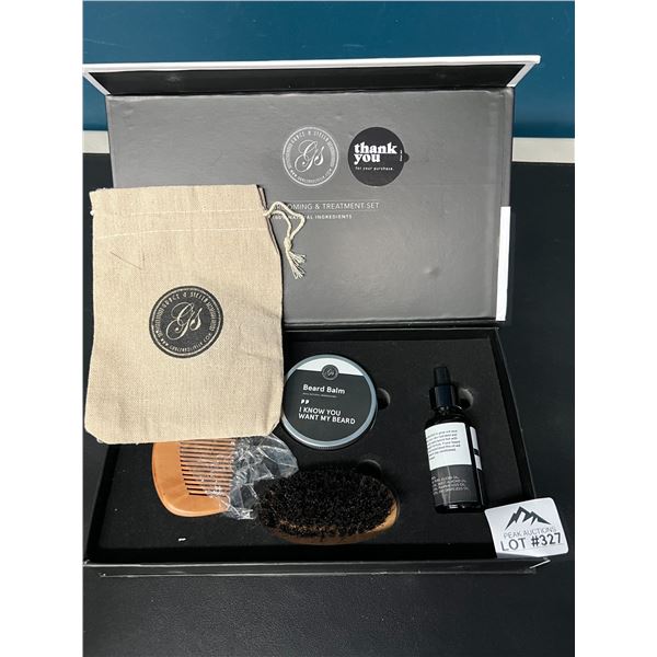 Lot of 1 Beard Grooming & Treatment Set