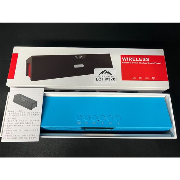 Lot of 1 Wireless Bluetooth Speaker - Blue