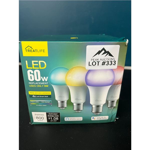 Lot of 1 4-Pack LED Smart Bulbs