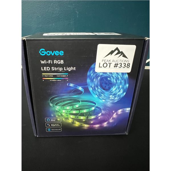 Lot of 1 Govee WiFi RGB Smart LED Strip Lights (32.8FT)