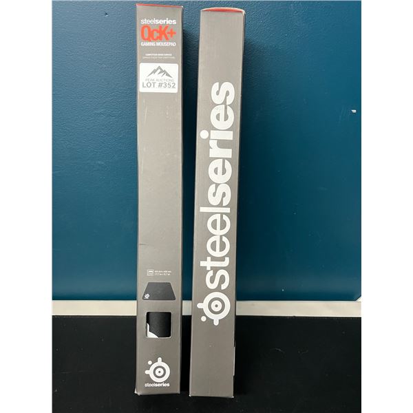 Lot of 2 Steelseries Qck+ Gaming Mousepads