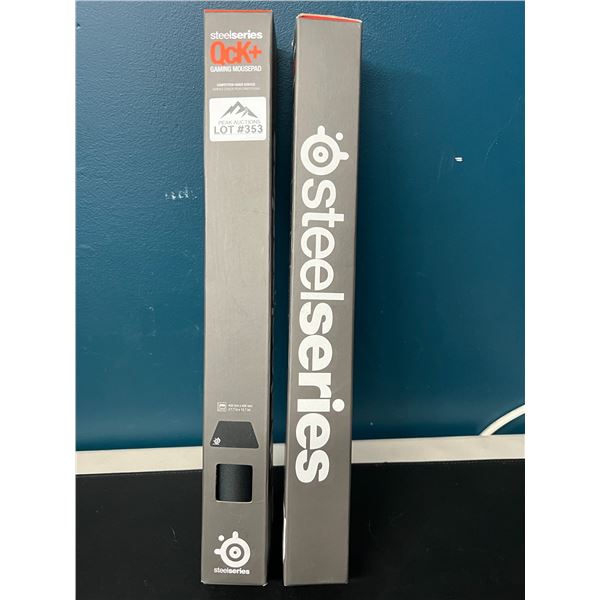 Lot of 2 Steelseries Qck+ Gaming Mousepads