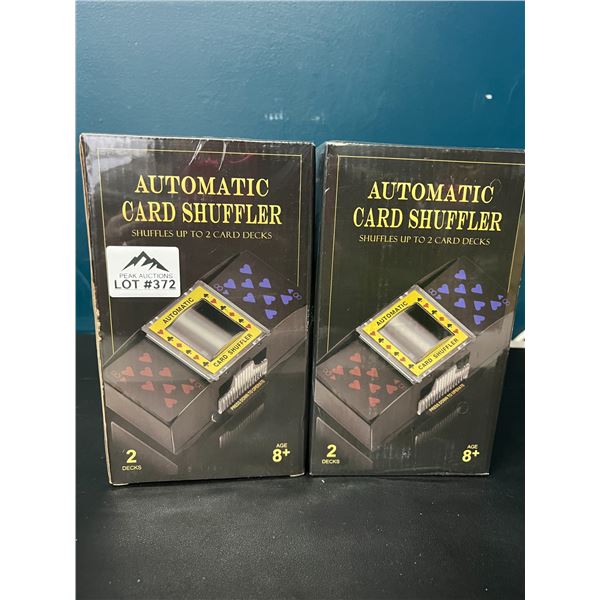 Lot of 2 Automatic Card Shufflers