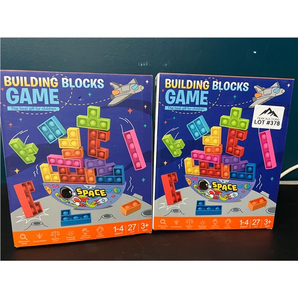 Lot of 2 Building Blocks Games