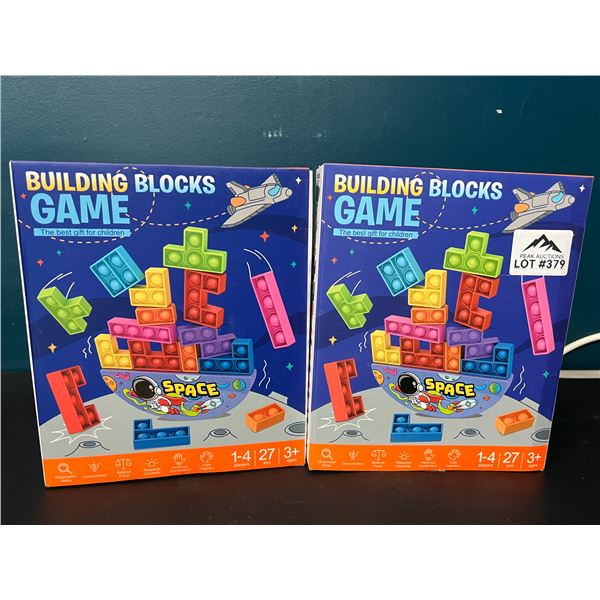 Lot of 2 Building Blocks Games