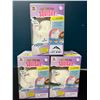 Image 1 : Lot of 3 Paint Your Own Squishy Sets - Kitty Caticorn
