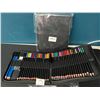 Image 1 : Lot of 2 Pencil Crayon Sets w/ Case - 44PCS each