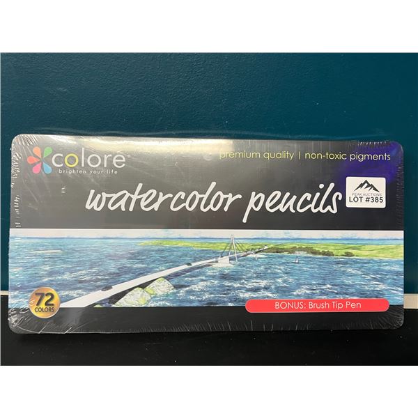 Lot of 1 72PC Colore Premium Quality Watercolor Colored Pencils