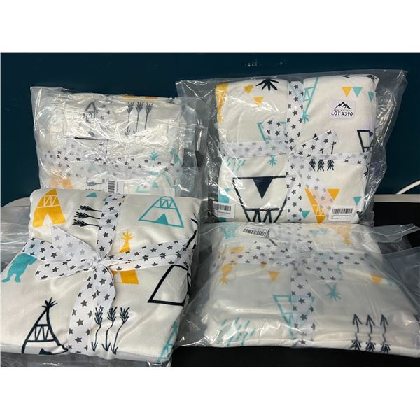 Lot of 4 Baby Blankets
