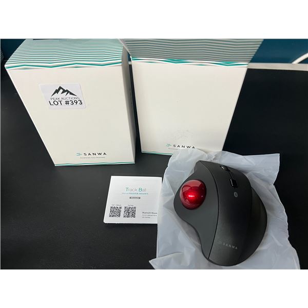 Lot of 2 SANWA Trackball Bluetooth Mouse