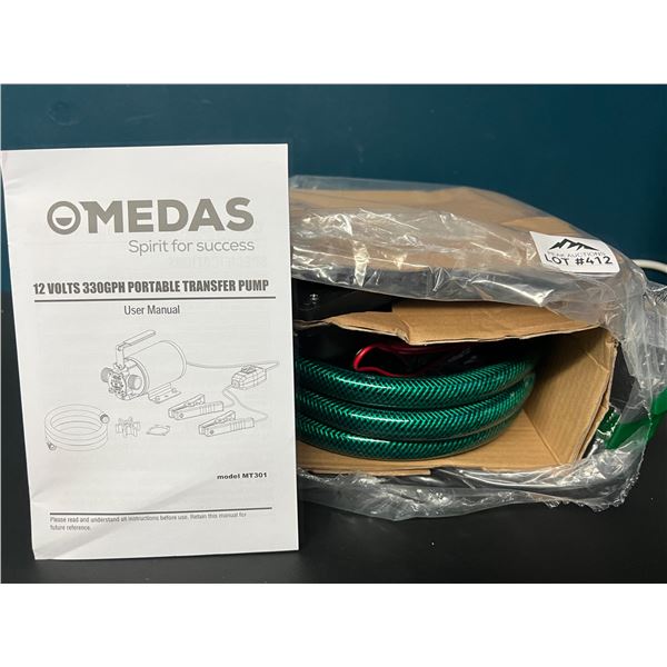 Lot of 1 12V 330gph Portable Transfer Pump