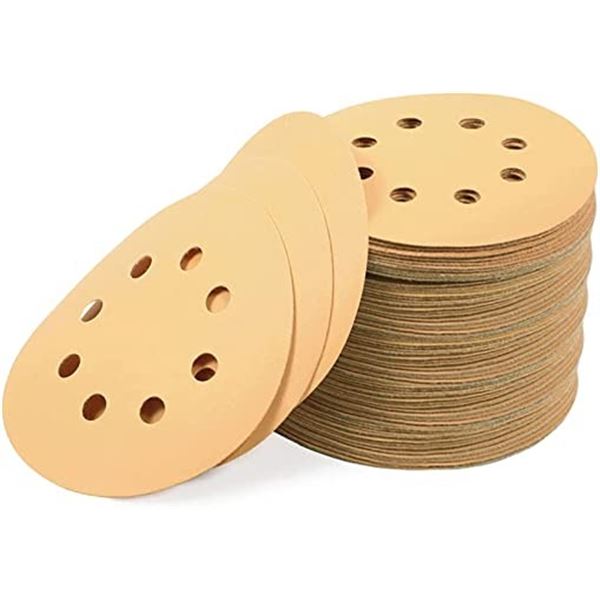 Lot of 100PC 5-Inch Sanding Discs