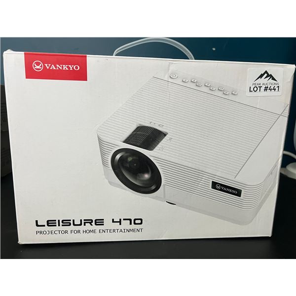 Lot of 1 Vankyo Leisure 470 Full HD Wireless Mini Projector