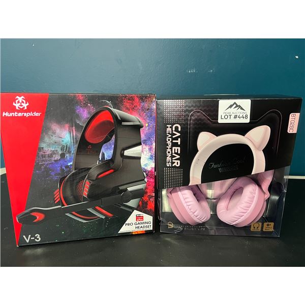 Lot of 2 Gaming Headsets