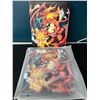 Image 1 : Lot of 2 Pokemon Leather 9-Pocket Premium Card Binders - Large
