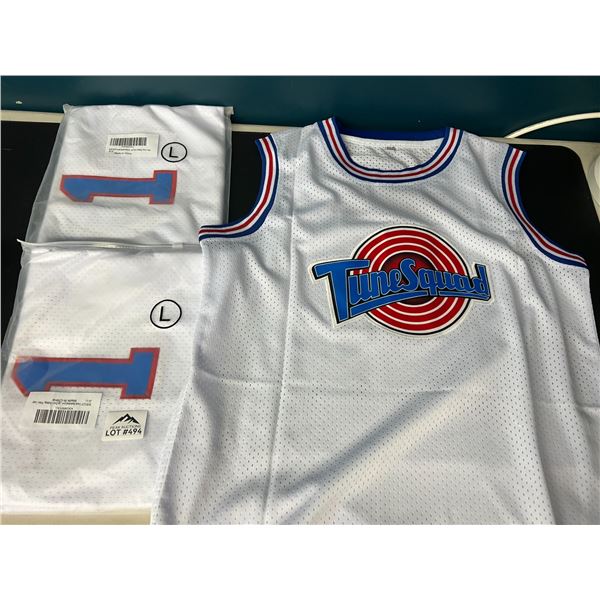 Lot of 3 TuneSquad Youth Basketball Jerseys - Size Large