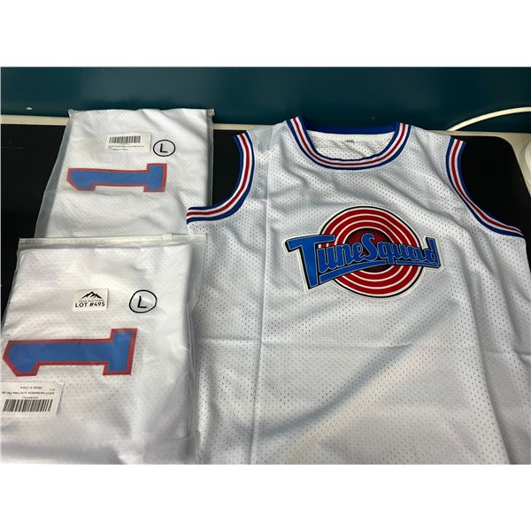 Lot of 3 TuneSquad Youth Basketball Jerseys - Size Large