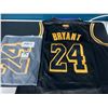 Image 1 : Lot of 2 Bryant Youth Basketball Jerseys - Black - Size Large