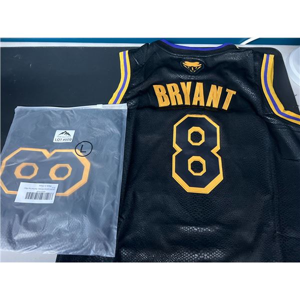 Lot of 2 Bryant Youth Basketball Jerseys - Black - Size Large