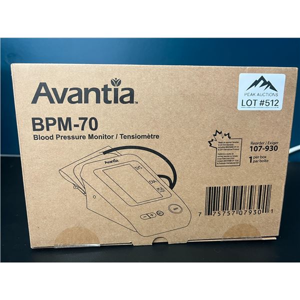 Lot of 1 Avantia Blood Pressure Monitor