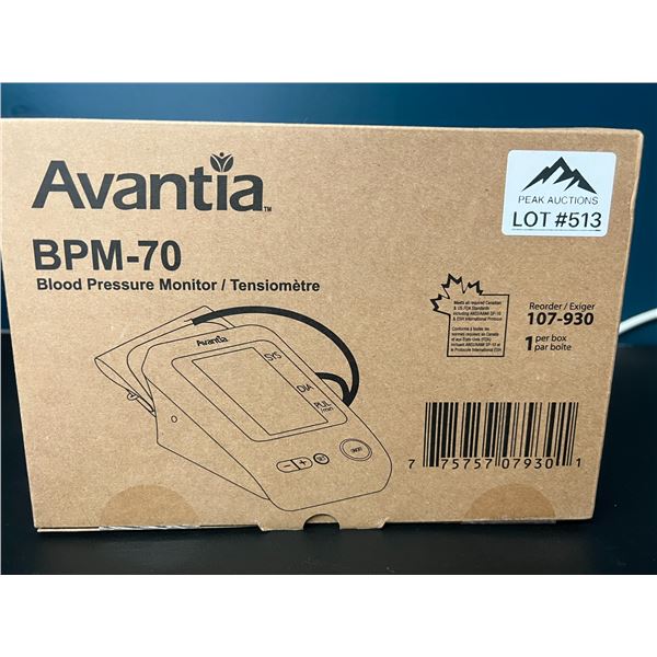 Lot of 1 Avantia Blood Pressure Monitor