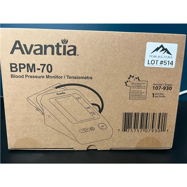 Lot of 1 Avantia Blood Pressure Monitor